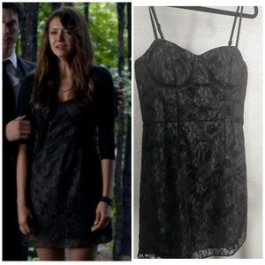Elena Gilbert American Eagle lace corset dress